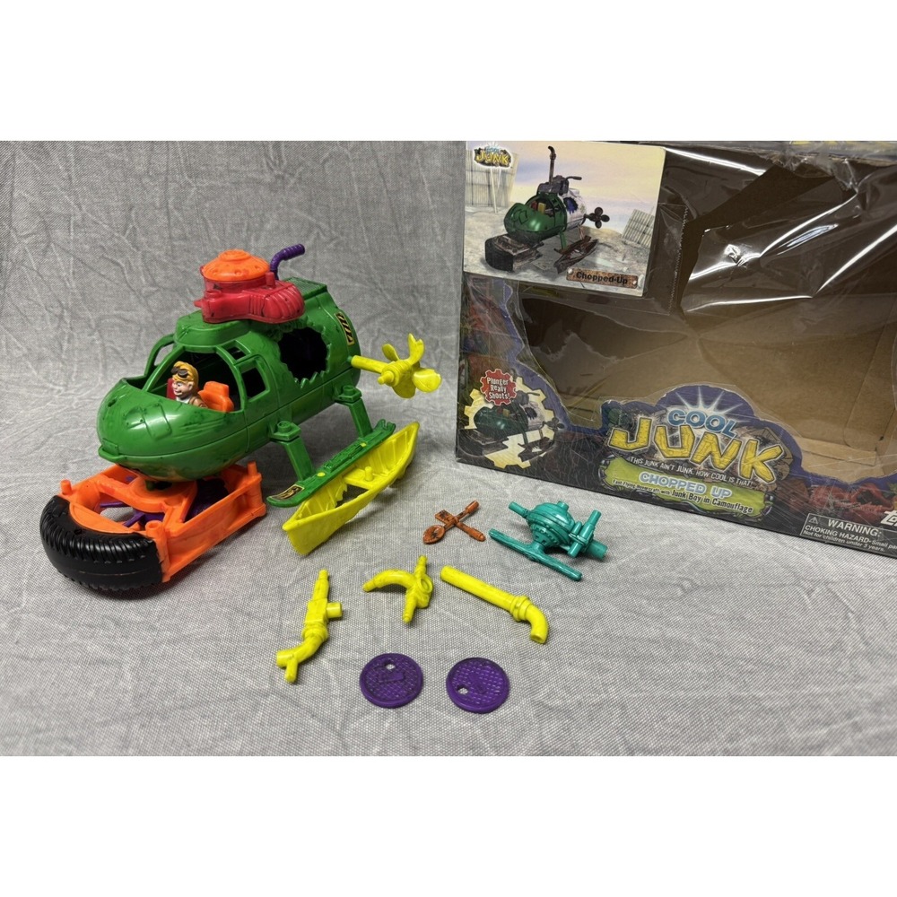 Cool Junk Chopped Up Fast Flying Hovercraft With Junk Boy In Camouflage NOTES